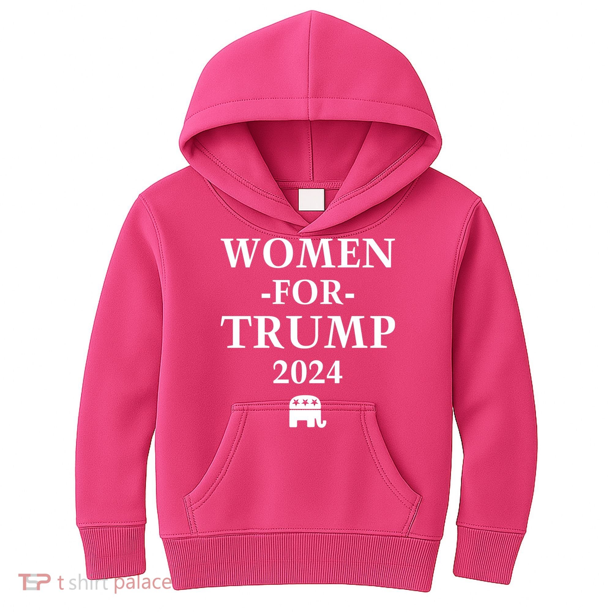 Women For Trump 2024 Kids Hoodie