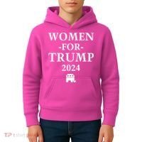 Women For Trump 2024 Kids Hoodie thumb 4