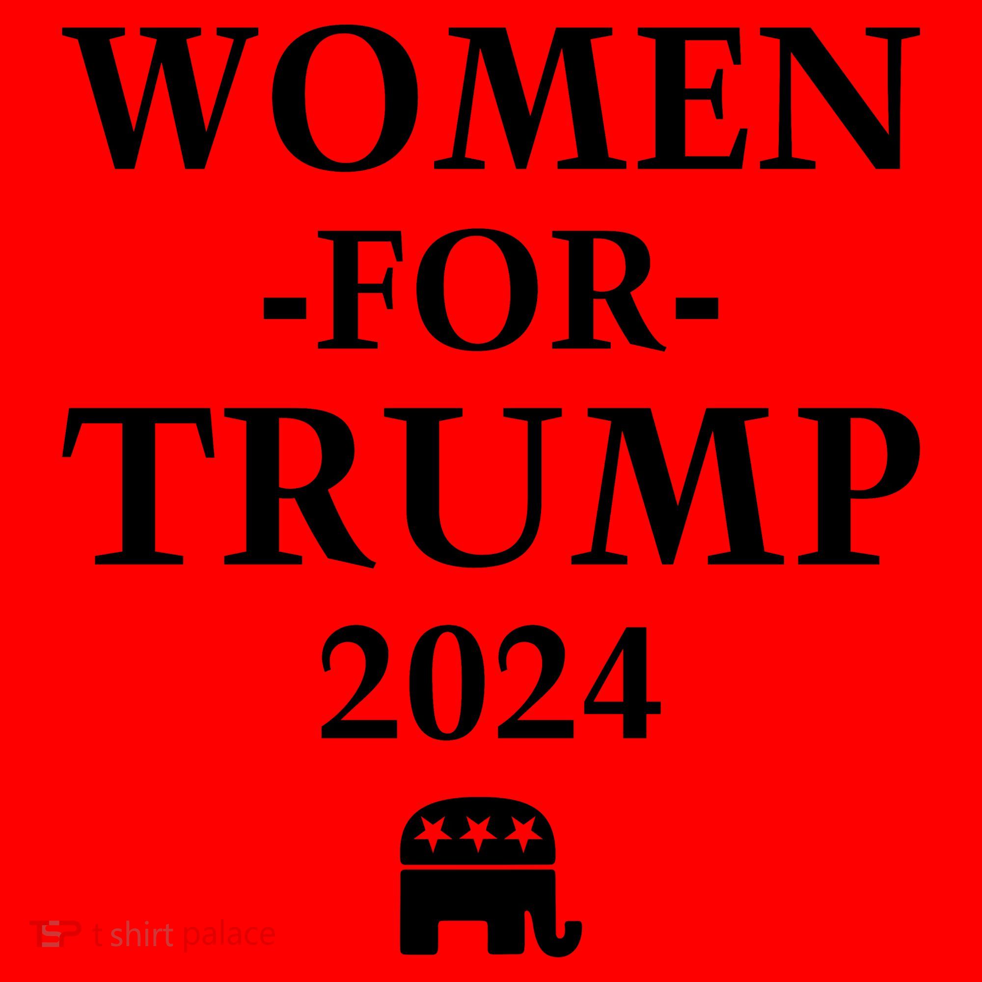 Women For Trump 2024 Santa Hat