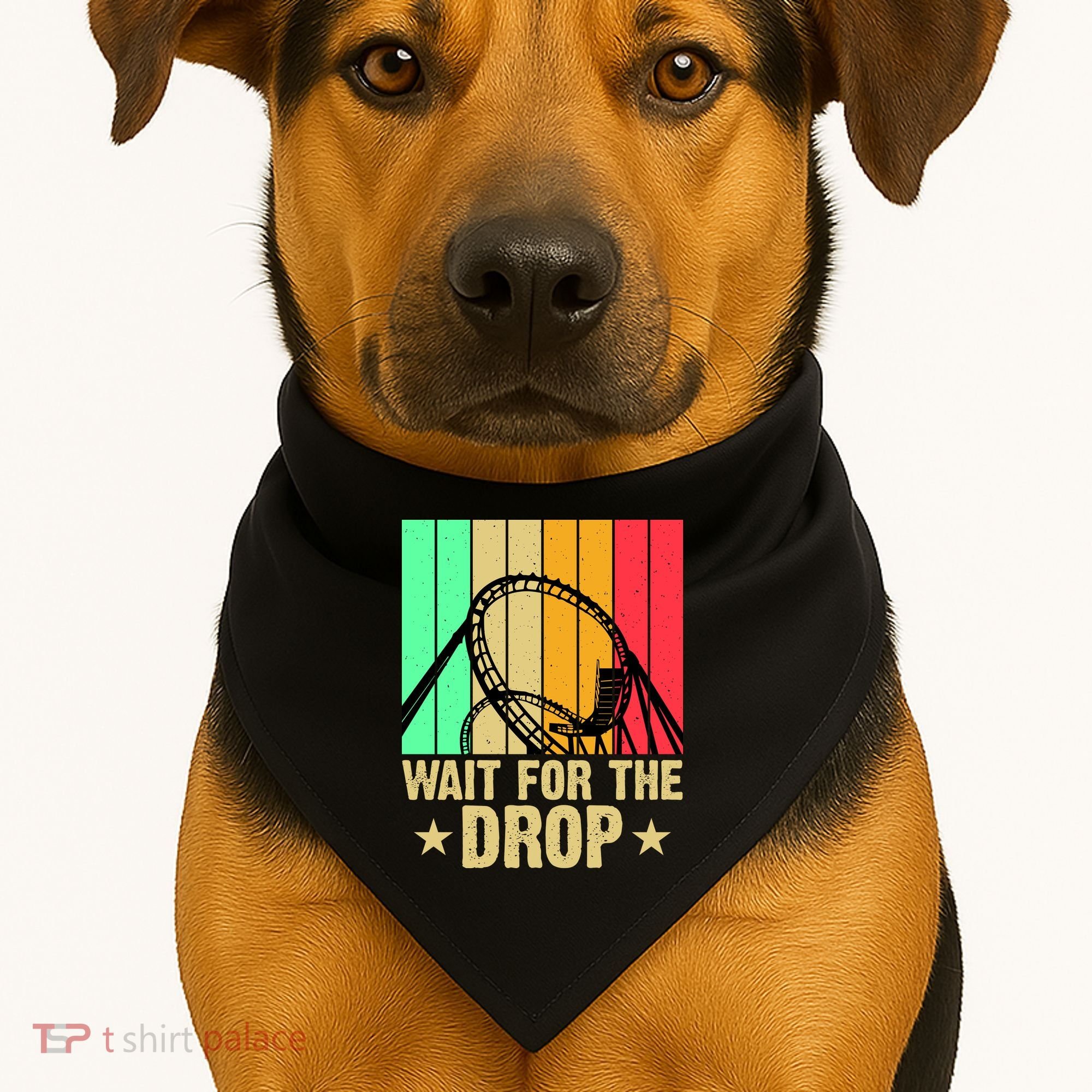 Wait For The Drop USA-Made Doggie Bandana