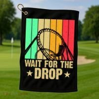 Wait For The Drop Golf Towel thumb 1
