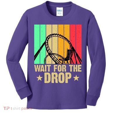 Wait For The Drop Kids Long Sleeve Shirt