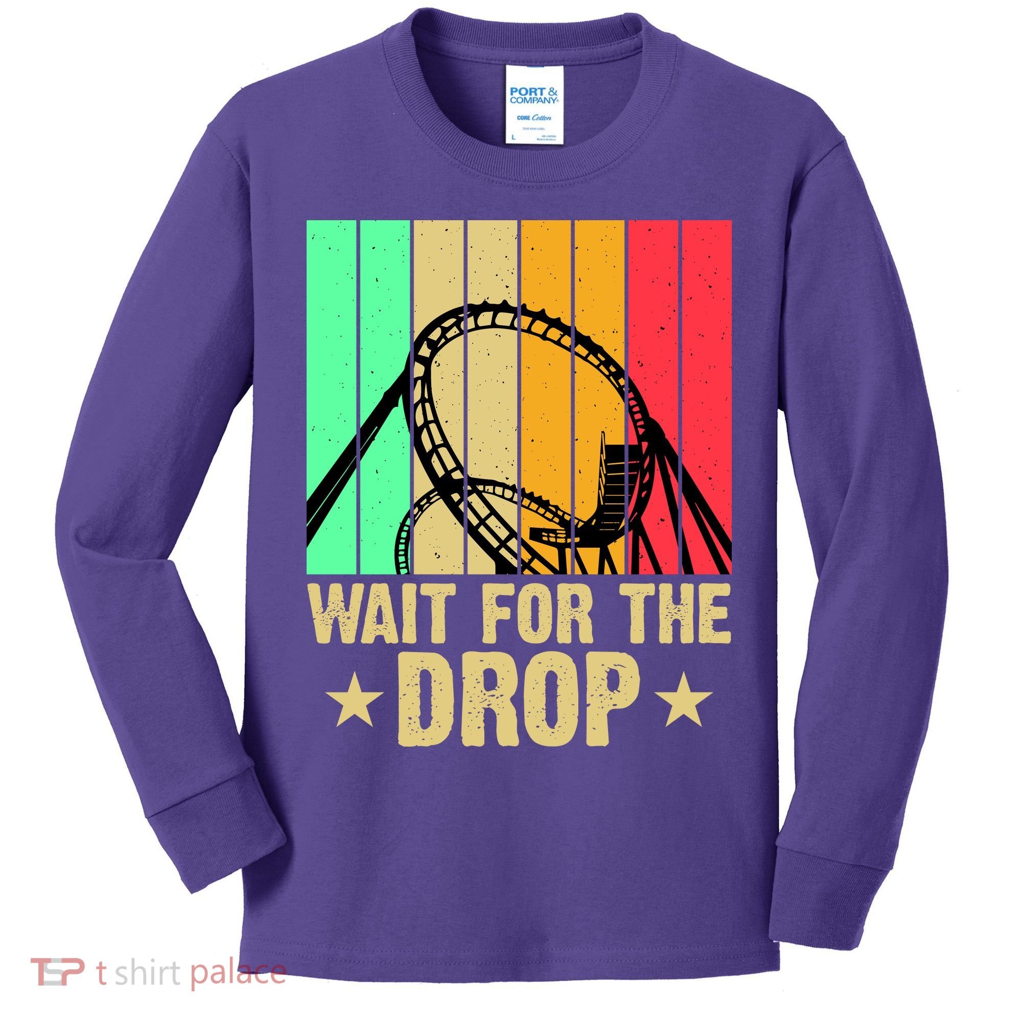 Wait For The Drop Kids Long Sleeve Shirt