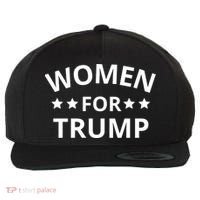 Women For Trump Wool Snapback Cap thumb 0