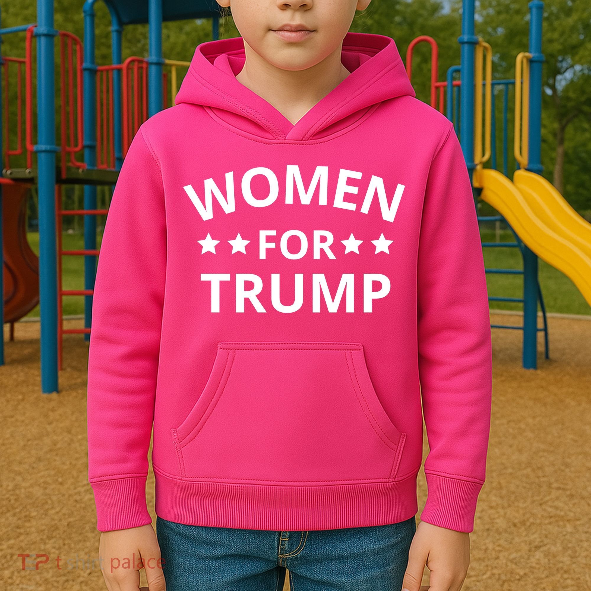 Women For Trump Kids Hoodie