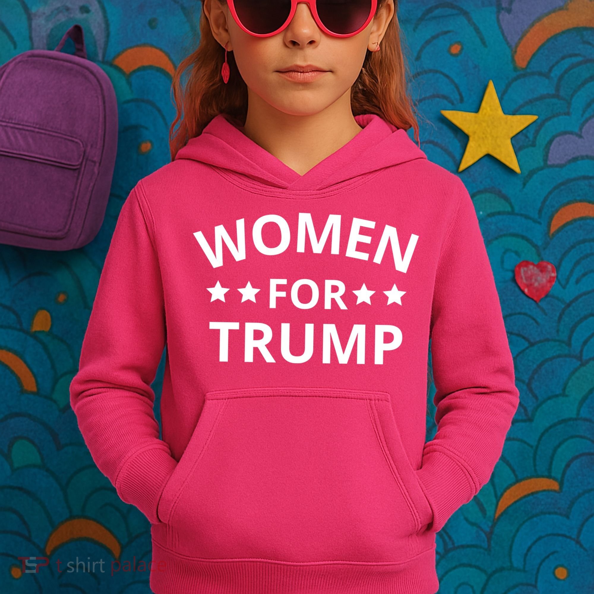 Women For Trump Kids Hoodie