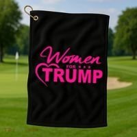 Women For Trump 2024 Women Golf Towel thumb 1