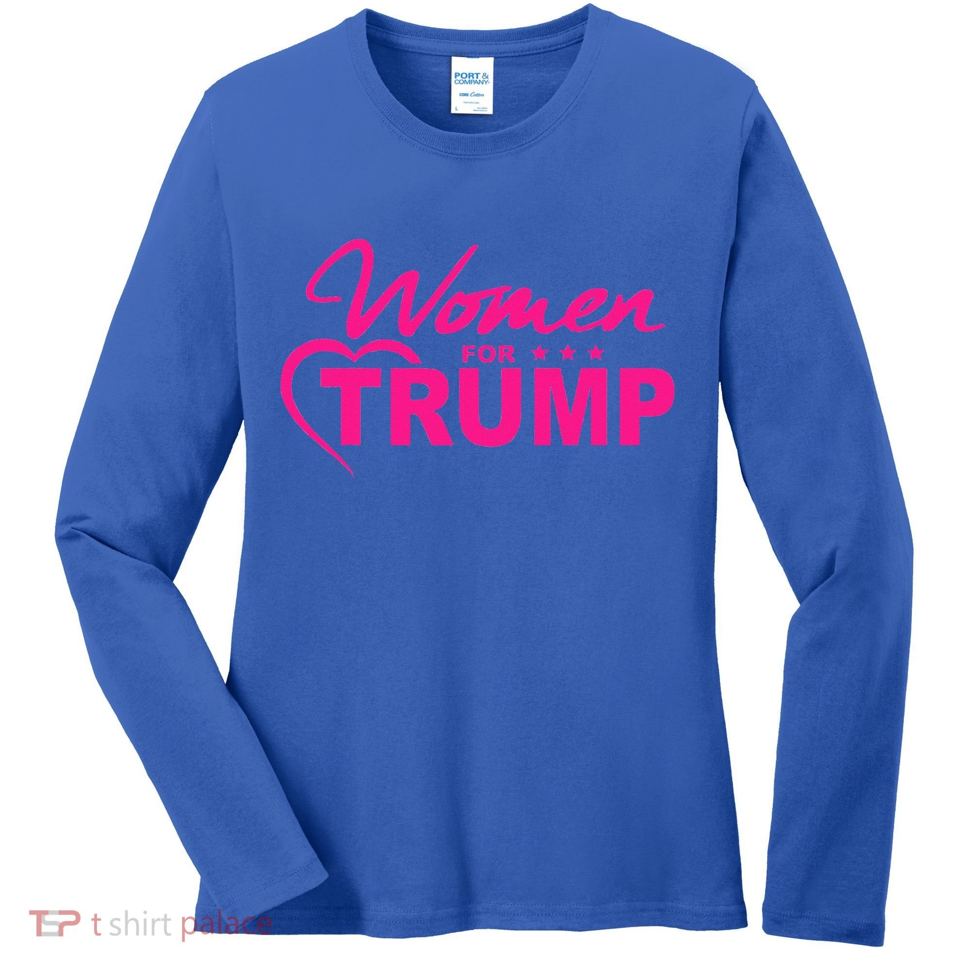 Women For Trump 2024 Women Women's Long Sleeve Shirt