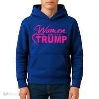 Women For Trump 2024 Women Kids Hoodie thumb 4