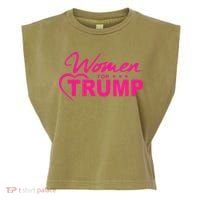 Women For Trump 2024 Women Garment-Dyed Women's Muscle Tee thumb 0