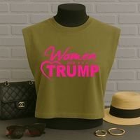 Women For Trump 2024 Women Garment-Dyed Women's Muscle Tee thumb 3