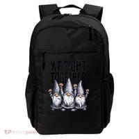 We Fight Together ParkinsonS Disease Awareness Month Gnomie Gift Backpack thumb 0