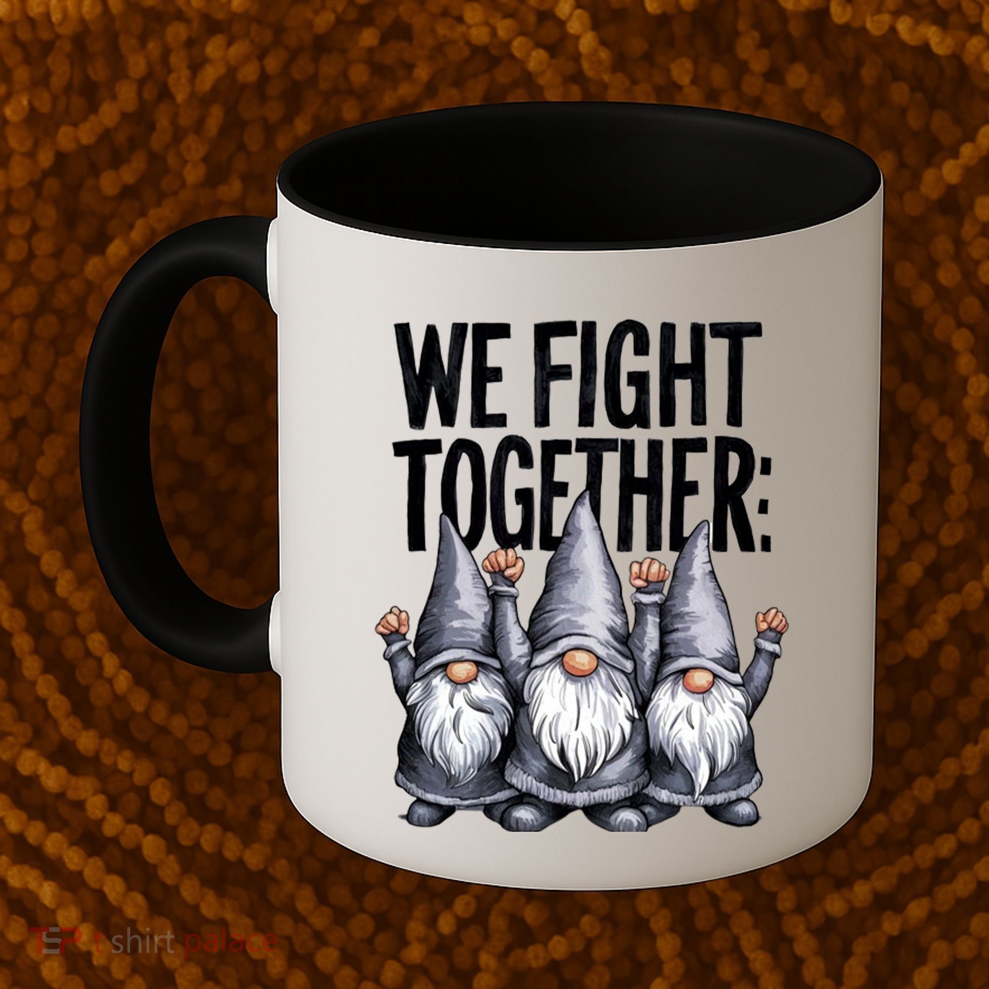 We Fight Together ParkinsonS Disease Awareness Month Gnomie Gift Coffee Mug