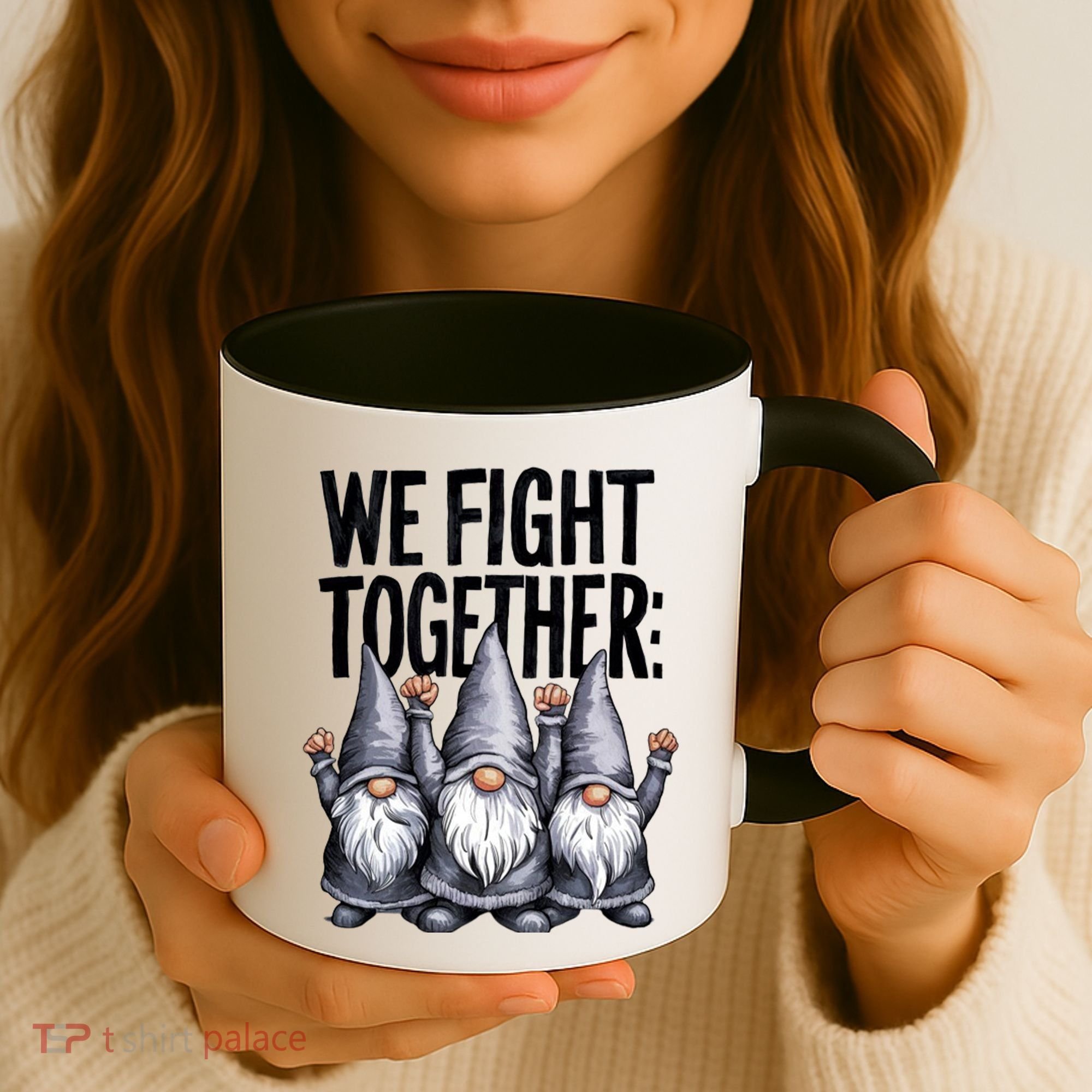 We Fight Together ParkinsonS Disease Awareness Month Gnomie Gift Coffee Mug
