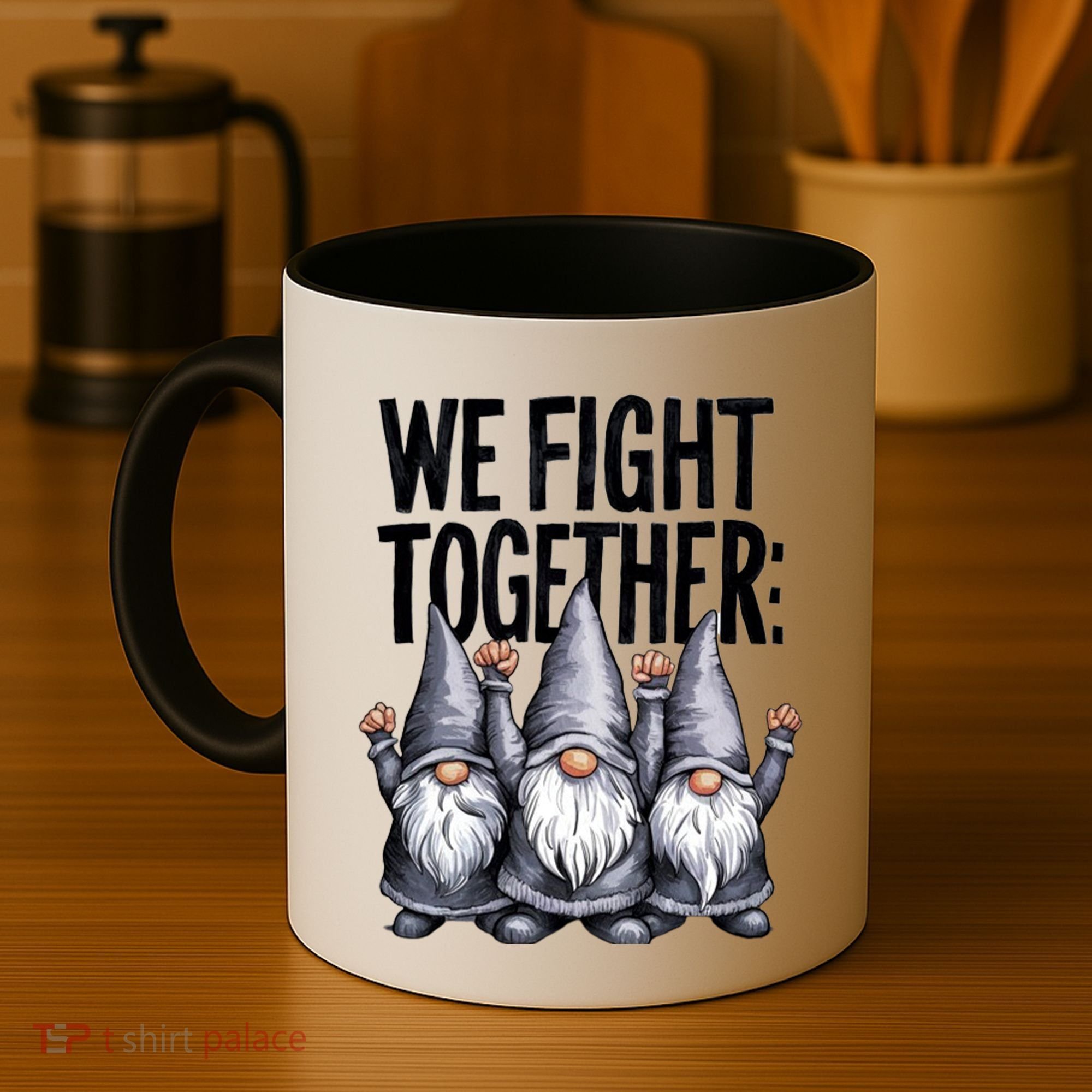 We Fight Together ParkinsonS Disease Awareness Month Gnomie Gift Coffee Mug