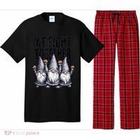 We Fight Together ParkinsonS Disease Awareness Month Gnomie Gift Pajama Set thumb 0