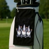 We Fight Together ParkinsonS Disease Awareness Month Gnomie Gift Golf Towel thumb 2
