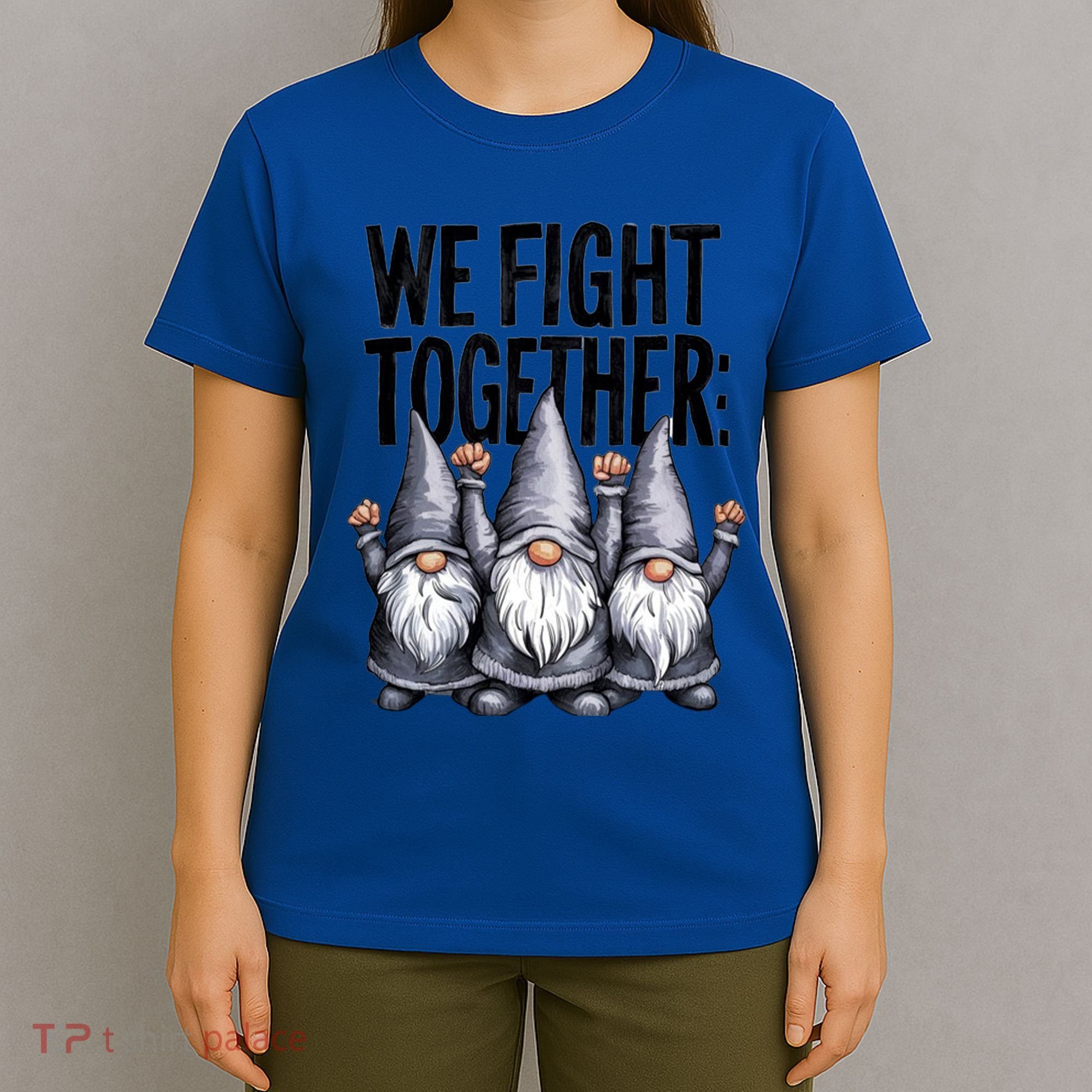 We Fight Together ParkinsonS Disease Awareness Month Gnomie Gift T-Shirt