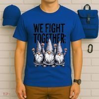 We Fight Together ParkinsonS Disease Awareness Month Gnomie Gift T-Shirt thumb 6