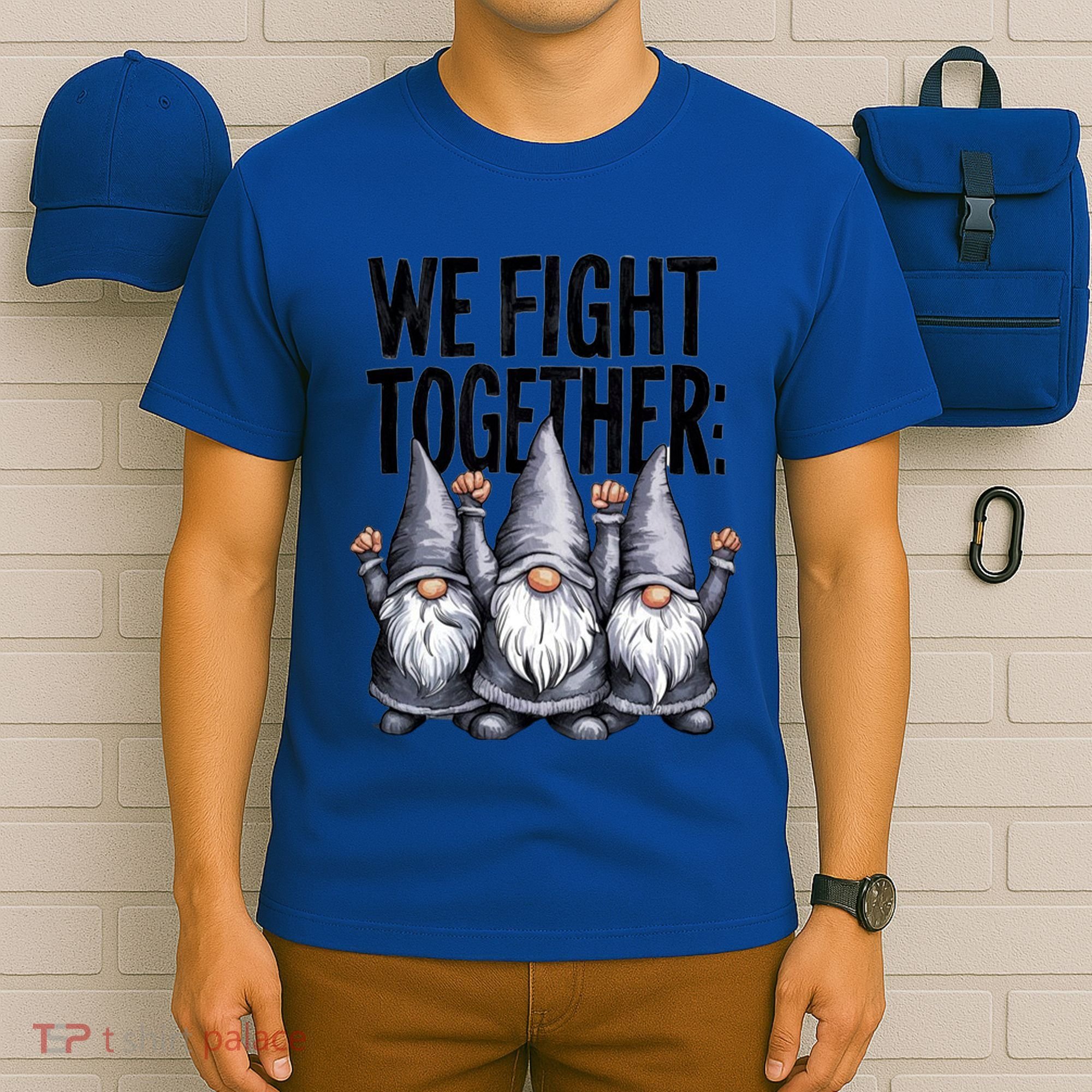 We Fight Together ParkinsonS Disease Awareness Month Gnomie Gift T-Shirt