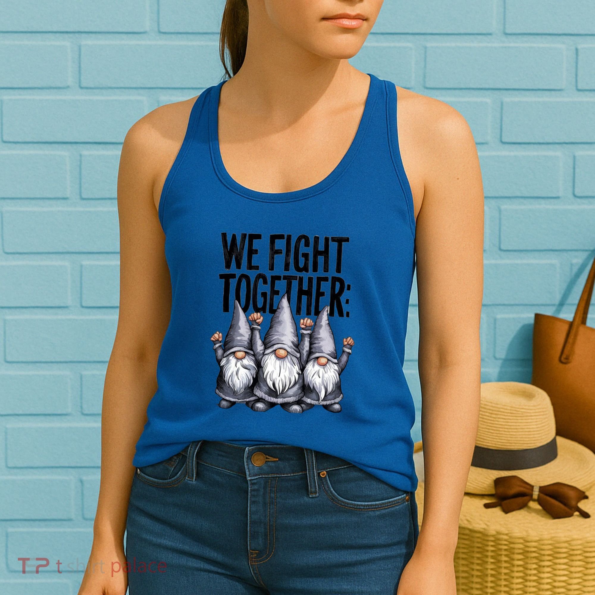 We Fight Together ParkinsonS Disease Awareness Month Gnomie Gift Women's Tank Top
