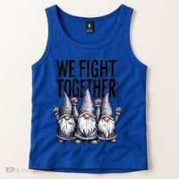 We Fight Together ParkinsonS Disease Awareness Month Gnomie Gift Tank Top thumb 2