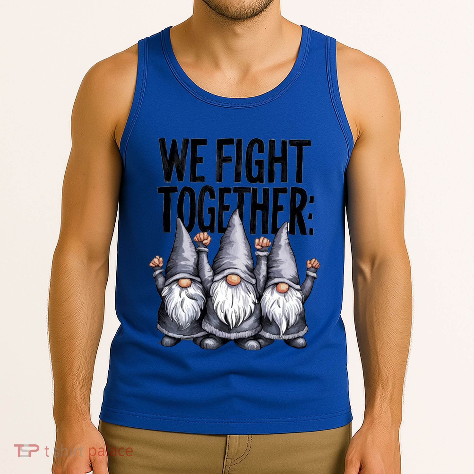 We Fight Together ParkinsonS Disease Awareness Month Gnomie Gift Tank Top