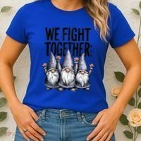 We Fight Together ParkinsonS Disease Awareness Month Gnomie Gift Women's T-Shirt thumb 2