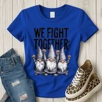We Fight Together ParkinsonS Disease Awareness Month Gnomie Gift Women's T-Shirt thumb 3