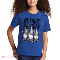 We Fight Together ParkinsonS Disease Awareness Month Gnomie Gift Kids T-Shirt thumb 2