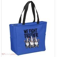 We Fight Together ParkinsonS Disease Awareness Month Gnomie Gift Tote Bag thumb 2