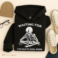 Waiting for the Kiln To Cool Down Pottery Hoodie thumb 4