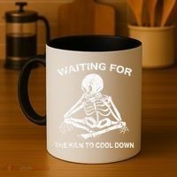 Waiting for the Kiln To Cool Down Pottery Coffee Mug thumb 4