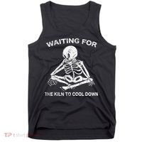 Waiting for the Kiln To Cool Down Pottery Tank Top thumb 0