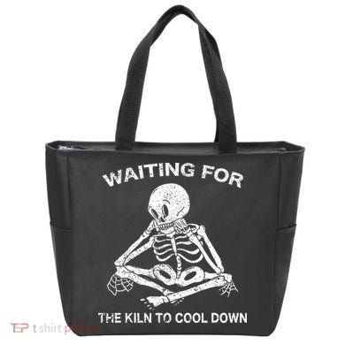 Waiting for the Kiln To Cool Down Pottery Tote Bag