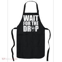 Wait For The Drop I Dubstep Bass Subwoofer Dance Music Apron thumb 0