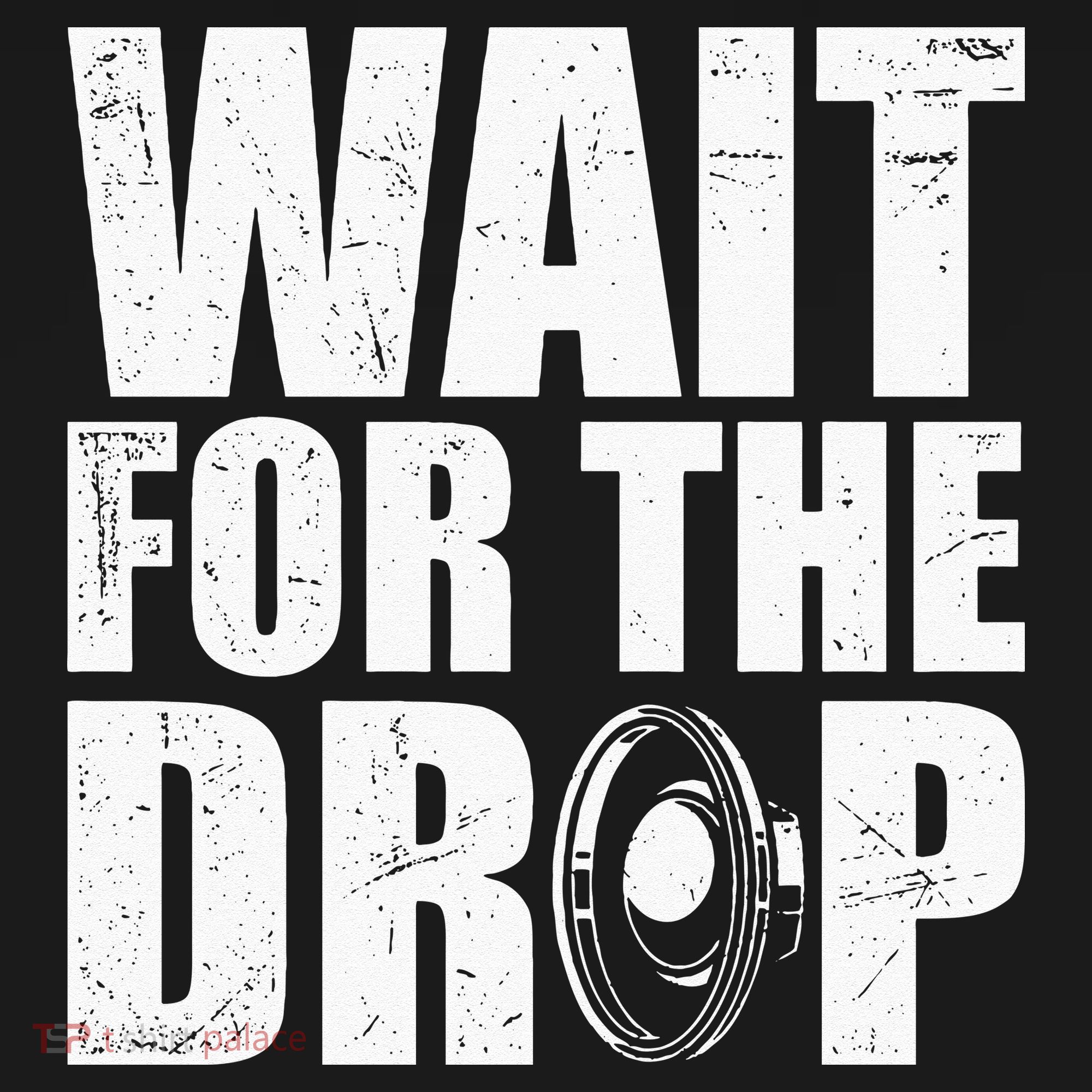 Wait For The Drop I Dubstep Bass Subwoofer Dance Music Mousepad