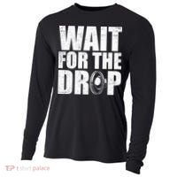Wait For The Drop I Dubstep Bass Subwoofer Dance Music Cooling Performance Long Sleeve Crew thumb 0