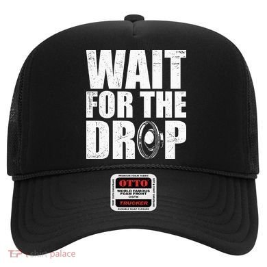 Wait For The Drop I Dubstep Bass Subwoofer Dance Music Hat