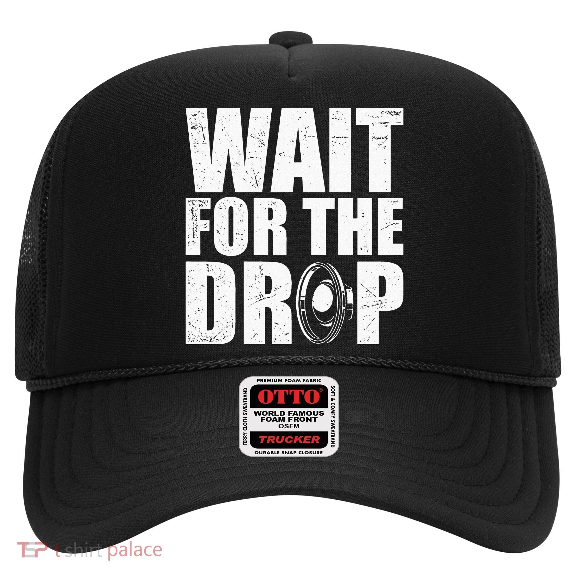 Wait For The Drop I Dubstep Bass Subwoofer Dance Music Hat