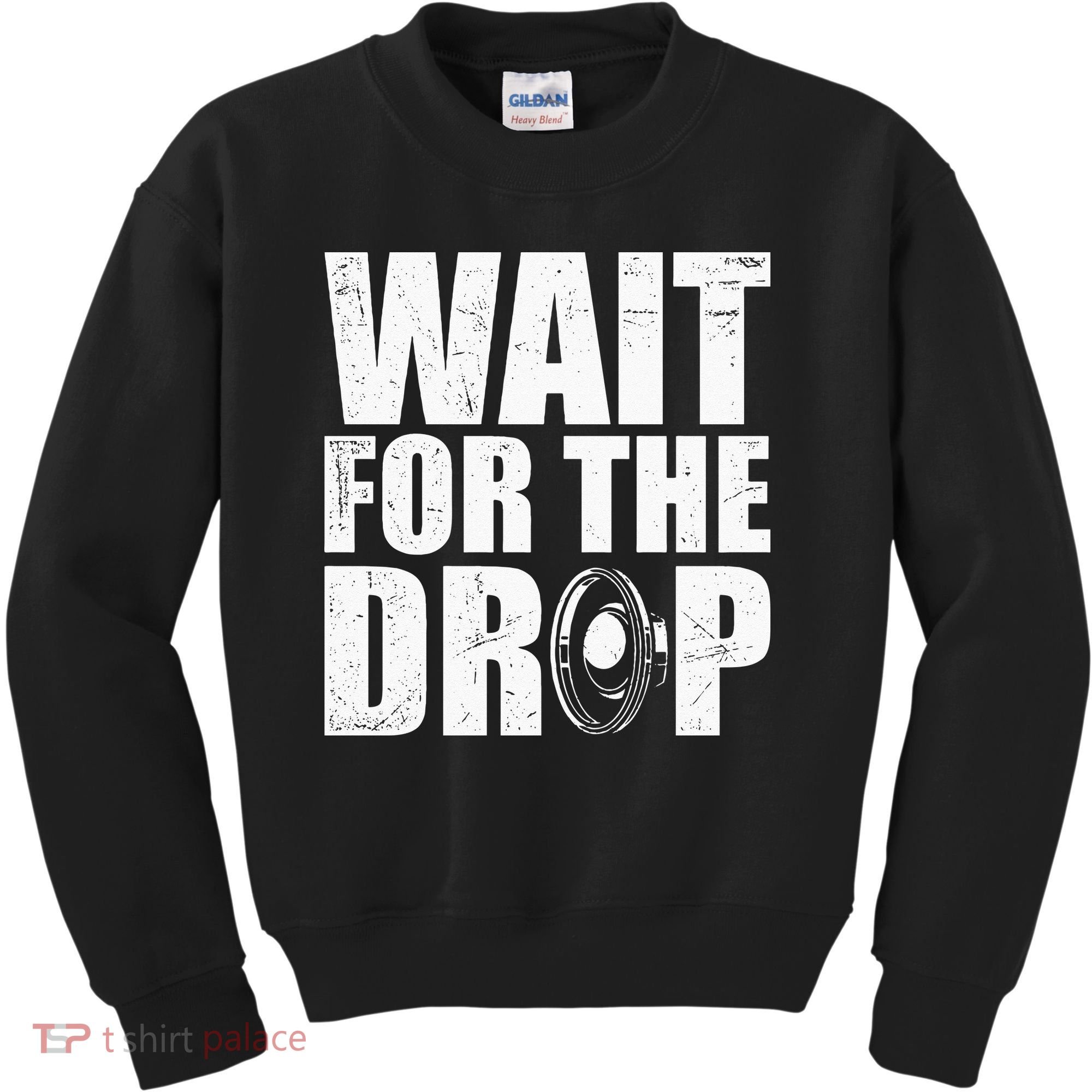 Wait For The Drop I Dubstep Bass Subwoofer Dance Music Kids Sweatshirt