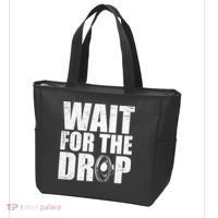 Wait For The Drop I Dubstep Bass Subwoofer Dance Music Tote Bag thumb 3