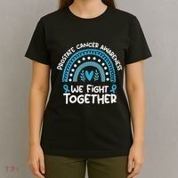 We Fight Together Prostate Cancer Awareness Prostate Cancer T-Shirt thumb 4