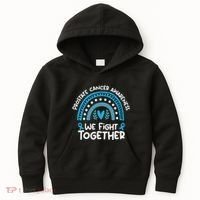 We Fight Together Prostate Cancer Awareness Prostate Cancer Kids Hoodie thumb 0
