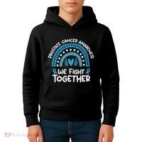 We Fight Together Prostate Cancer Awareness Prostate Cancer Kids Hoodie thumb 4