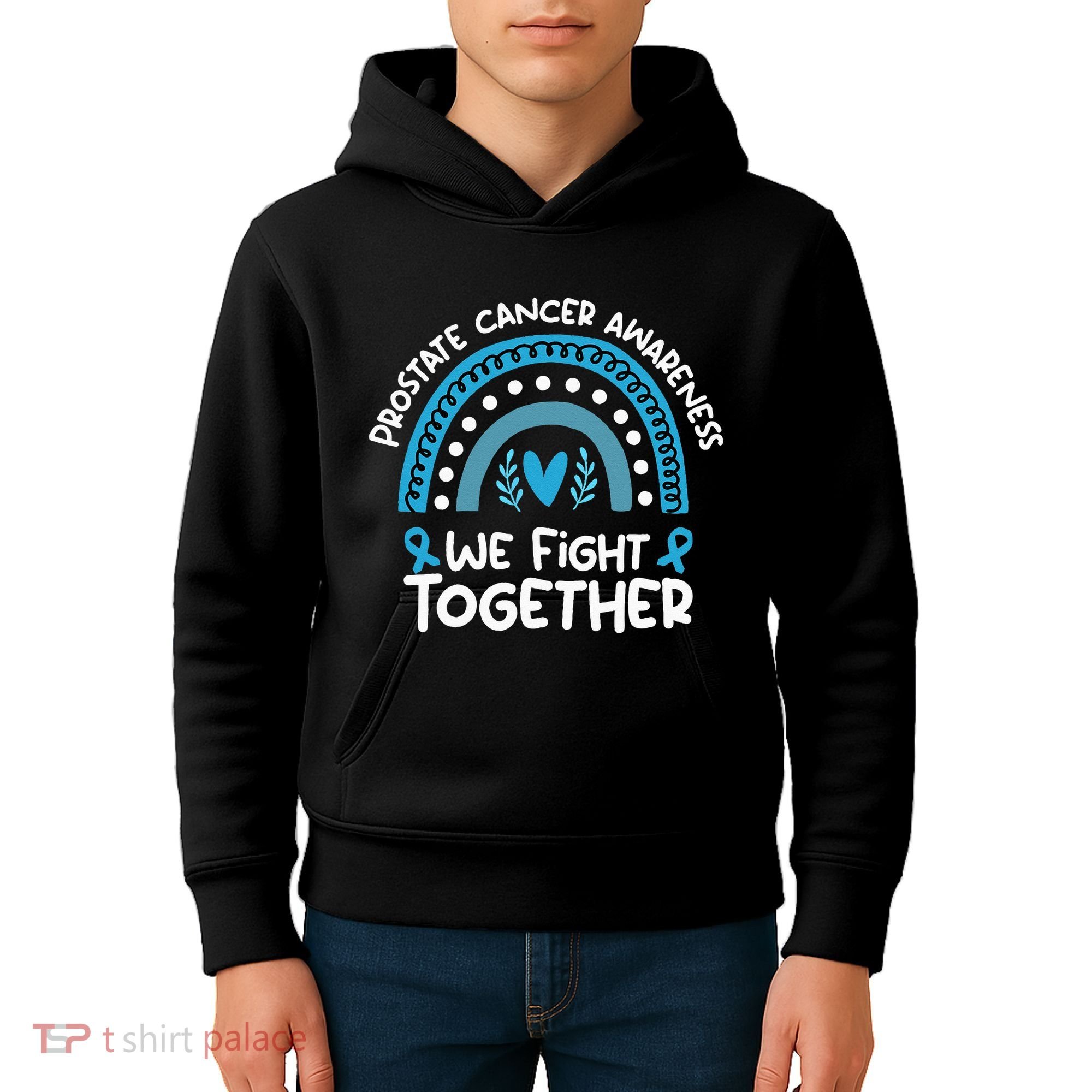We Fight Together Prostate Cancer Awareness Prostate Cancer Kids Hoodie