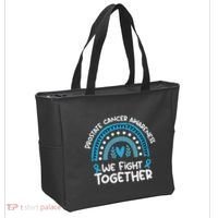 We Fight Together Prostate Cancer Awareness Prostate Cancer Tote Bag thumb 2