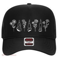 Women Floral Ultrasound Tech Sonographer Sono Tech Grad Hat thumb 0