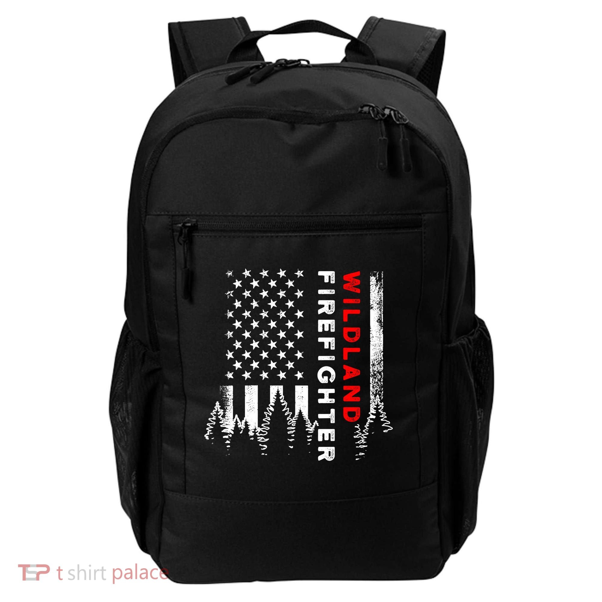 Wildland Firefighter Us Flag Fire Backpack