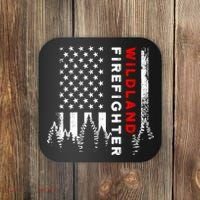 Wildland Firefighter Us Flag Fire Coaster thumb 0